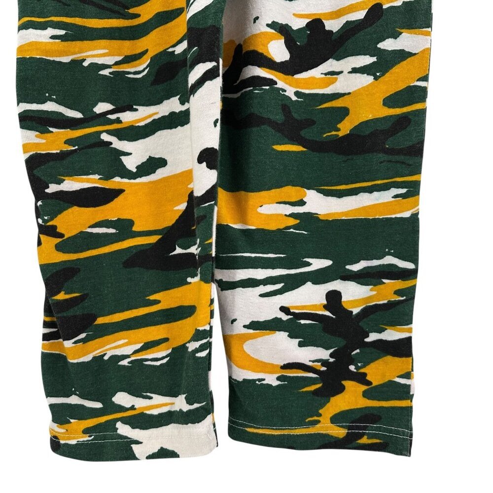 Vintage Zubaz Adult XS Pants Green Yellow White Black Zebra Camo Pattern - Picture 6 of 9